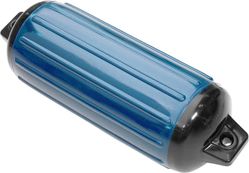 Taylor Made 957622 Super Gard Inflatable Vinyl Fender - Navy Blue, 6-1/2" x 22" Navy Blue 6.5" x 22"