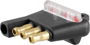 CURT Manufacturing 58261 Way Flat 4-Pin Trailer Wiring Towing Vehicle Socket Tester