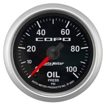 AutoMeter Gauge, Oil Press, 2 1/16", 100Psi, Digital Stepper Motor, Copo (880876)