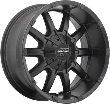 Pro Comp Alloys Series 50 10 Gauge Wheel with Satin Black Finish (20x9/5x5)