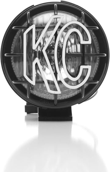 KC Hilites 451 Apollo Pro 5" 55W Round Driving Light Kit with Polymax Housing - Pair , White Spread Pair