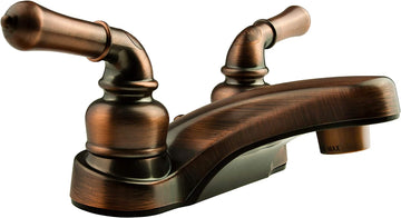 Dura Faucet (DF-PL700C-ORB) RV Bathroom Faucet with Classical Handles (Oil Rubbed Bronze)