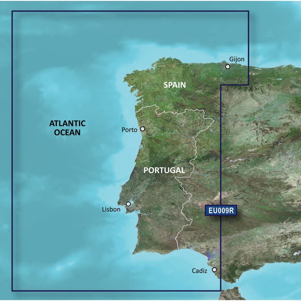 Garmin Bluechart G2 HXEU009R - Portugal & Northwest Spain - Micro SD & SD