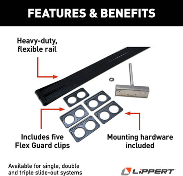 Lippert Components 1346281 Double Flexguard RV Slide-Out Kit