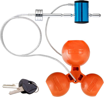 CURT 23082 Universal Tri-Ball Trailer Coupler Lock, Fits 1-7/8, 2, 2-5/16-Inch