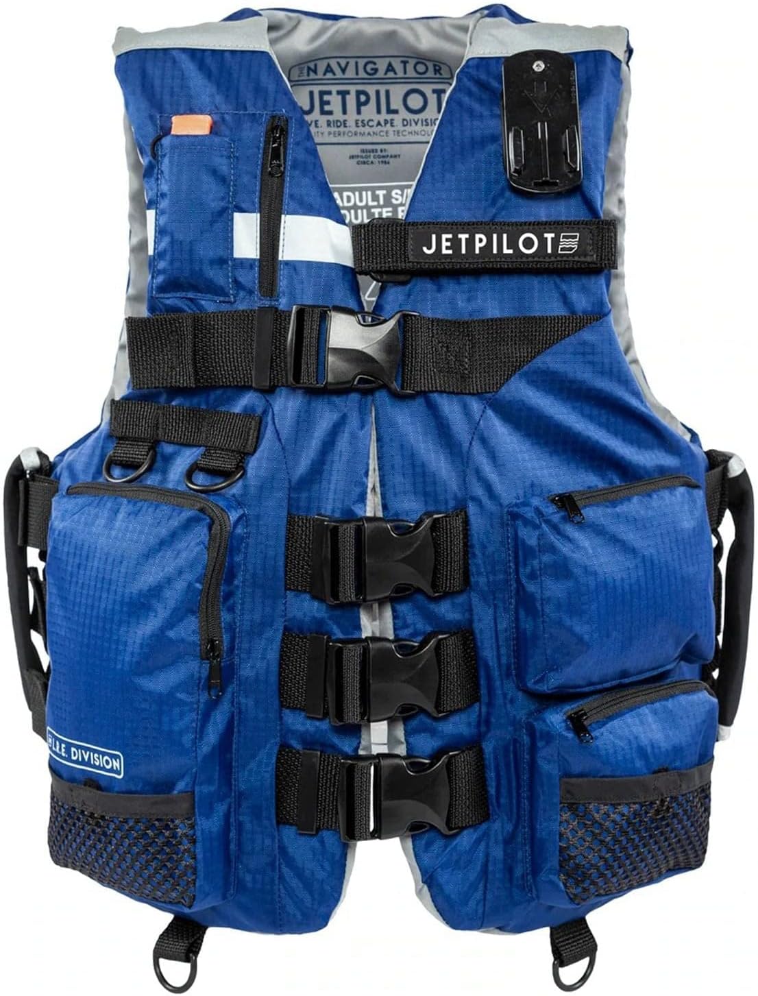 Jet Pilot L.R.E. Navigator Nylon CGA Vest Navy Blue/Grey Apparel JP22102NVYGRY2XL3XL