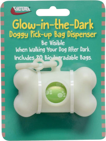 Valterra A10-2003VP Glow-n-Dark Doggy Pick-up Bag Dispenser with Bags