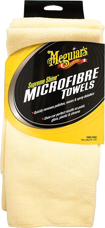 Meguiars Inc. X2020 Supreme Shine Microfiber Towel 3-Pack Towels