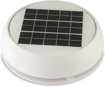 Marinco Solar Powered and Passive Vents Solar - Day/Night 4" White