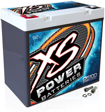 XS Power D5100 XS Series 12V 3,100 Amp AGM High Output Battery with M6 Terminal Bolt