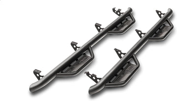 N-FAB Podium LG (Bed Access) | Textured Black | HPF17105CC-6-TX | fits Ford F-250 / F-350 Super Duty Crew Cab 6.75' Standard Bed 17-18