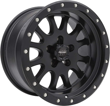 Pro Comp Wheels 5044-7973 Series 44 Syndrome Satin Black Finish Size 17x9 Bolt Pattern 5x5 in. Back Space 4.5 in. Series 44 Syndrome Satin Black Finish
