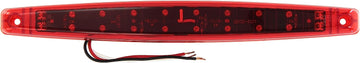 Diamond Group 52435 Red 12" 20 Diode Weatherproof LED Bar Light 12 Inch