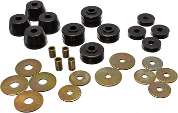 Energy Suspension 5.4101G D100-300 2 and 4WD BODY MOUNTS , Black