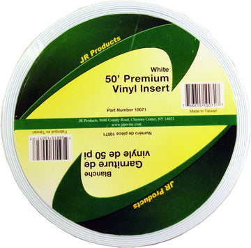JR Products 10071 White 50' Premium Vinyl Insert