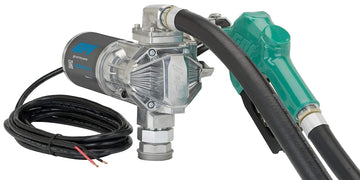 GPI G20 Fuel Transfer Pump, Automatic Nozzle, 20 GPM fuel pump, 14' Hose, Adjustable Suction Pipe (162000-03) G20-012AD Automatic Nozzle