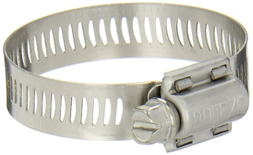 Breeze Power-Seal Stainless Steel Hose Clamp, Worm-Drive, SAE Size 28, 1-5/16" to 2-1/4" Diameter Range, 1/2" Bandwidth (Pack of 10)