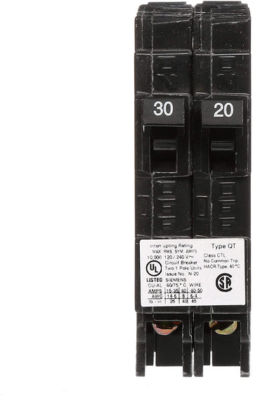 Parallax ITEQ3020 30/20A Duplex Circuit Breaker