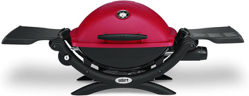 Weber Q 1200 Propane Gas Grill, Red Weber® Q1200 Gas Portable Bbq Grill, Red Red