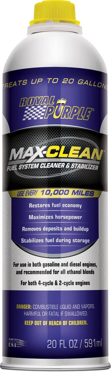 Royal Purple 11722 Max-Clean Fuel System Cleaner and Stabilizer, 20-Ounce Bottle 20 Ounce