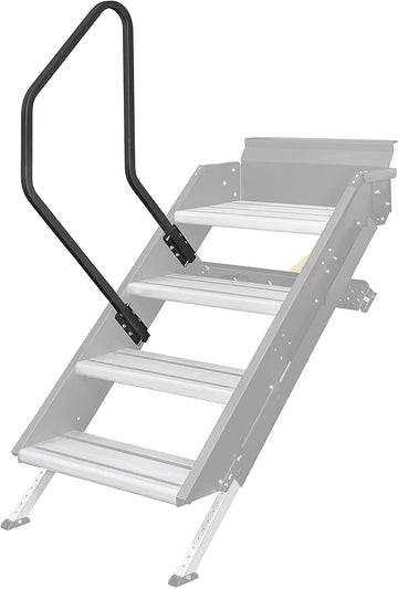 Lippert Solid Step Entry Assist Handrail for 5th Wheel RVs, Travel Trailers and Motorhomes