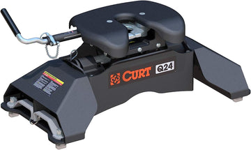 CURT Manufacturing 16037 Black Q24 5th Wheel Hitch for Ford Puck System, 24,000 LBS