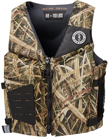 Mustang Young Adult REV Foam Vest - Camo