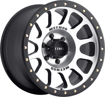 Method Race Wheels NV Black Wheel with Machined Face (17x8.5"/6x5.5") 0 mm offset