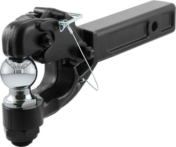 Curt 48007 Receiver Mount Combination Ball and Pintle Hook