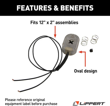 Lippert 136447 Electric Brake Magnet Kit - 12'' x 2''