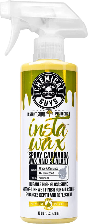 Chemical Guys WAC20916 InstaWax Liquid Carnauba Shine and Protection Spray, 16 oz