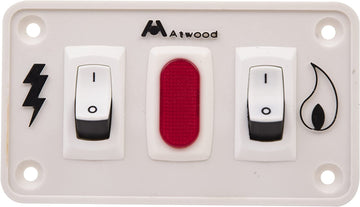 Atwood 91230 White Dual Panel Switch Kit Quantity 1