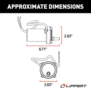 Lippert 352338 Electric Stabilizer Motor