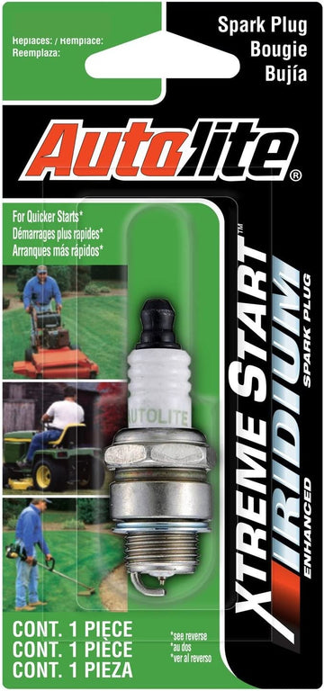 Autolite XST458 Xtreme Start Small Engine Spark Plug, 1 per Card