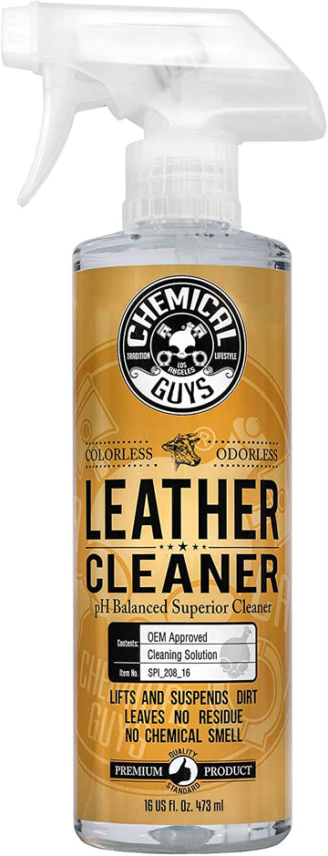 Chemical Guys SPI_208_16 Colorless and Odorless Leather Cleaner (16 oz) 16 Ounce