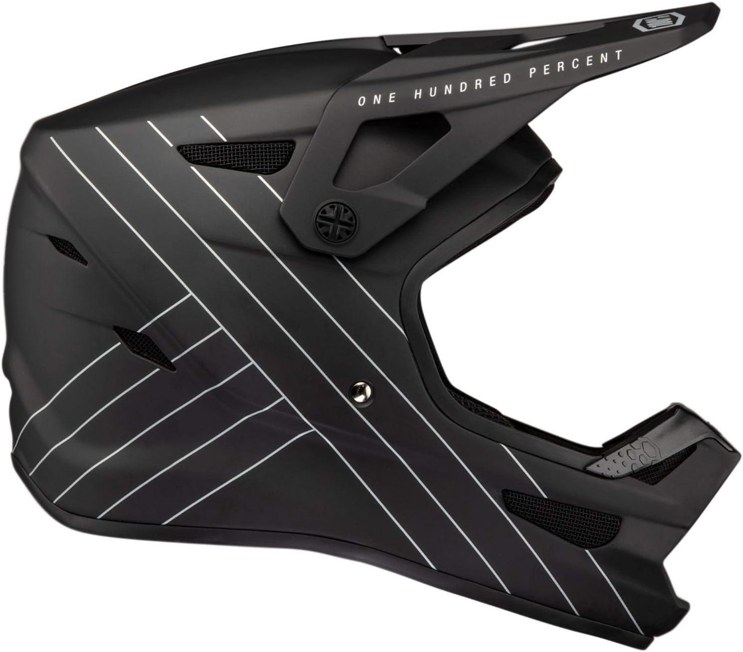 100% Status Helmet - Youth Black Small