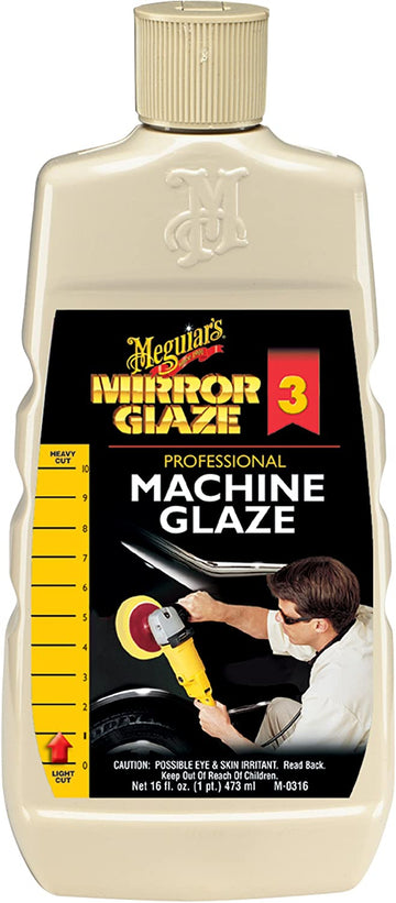 Meguiar's M0316 M3 Mirror Glaze Machine Glaze - 16 oz. 16 Ounce