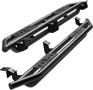 Tyger Auto TG-AM2T20048 Star Armor Kit for 2005-2022 Tacoma Double Cab | Textured Black | Side Step | Nerf Bars | Running Boards