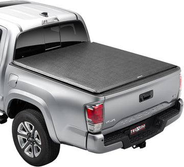 TruXedo TruXport Soft Roll Up Truck Bed Tonneau Cover | 257001 | Fits 2016-2023 Toyota Tacoma (Excludes Trail Special Edition Storage Boxes) 6' 2" Bed (73.7"), Black