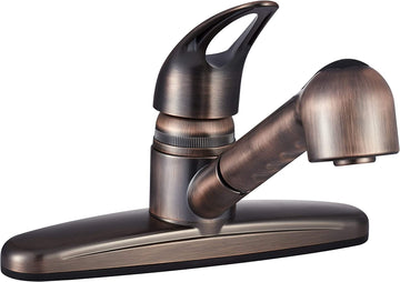 Dura Faucet (DF-PK100-ORB) RV Non-Metallic Pull-Out Kitchen Faucet (Oil Rubbed Bronze)