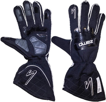 Zamp RG10003L - ZR-50 Series Multi Layer Race Gloves, L Size, Black