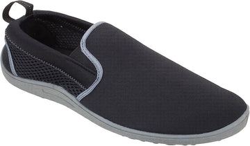 West Marine Mens Slip-On Aqua Socks Black/Gray 7 USA