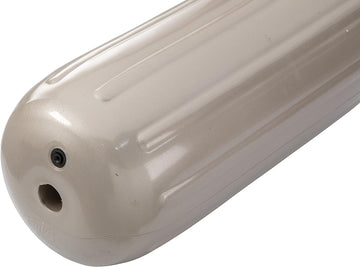 Taylor Made Products 601026 Big B Inflatable Vinyl Boat Fender with Center Rope Tube 8 inch x 20 inch, Sand Sand 8" x 20"