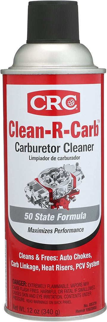 CRC Clean-R-Carb Carburetor Cleaner (50 State Formula), 12 Wt Oz, 05379 12 Ounces