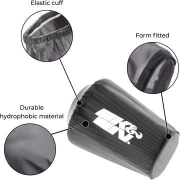K&N RC-3690DK Black Air Filter Wrap