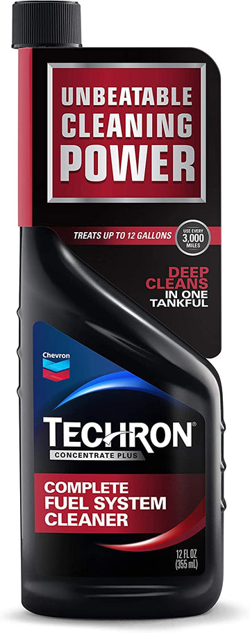 Chevron Techron Concentrate Plus Fuel System Cleaner, 12 oz, Pack of 1 12 Ounce
