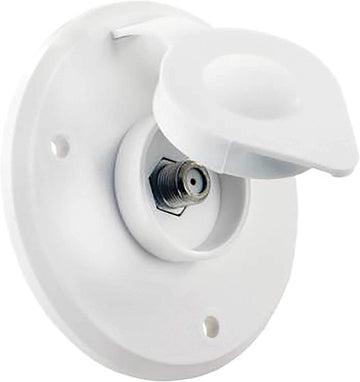 Thetford 94320 Cable Tv Plate Polar White