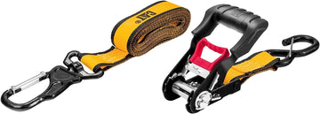 Caterpillar - MRS/ 2 Pc. 1.5" x 16' Ratchet Tie Down Swivel Hook (1000/3000), Trans, Trailers & Access, Cargo Control, Tie Downs (980339N)
