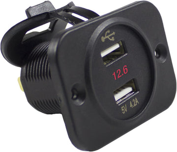 Wirthco Engineering Inc 20602 Dual USB with Voltage Meter