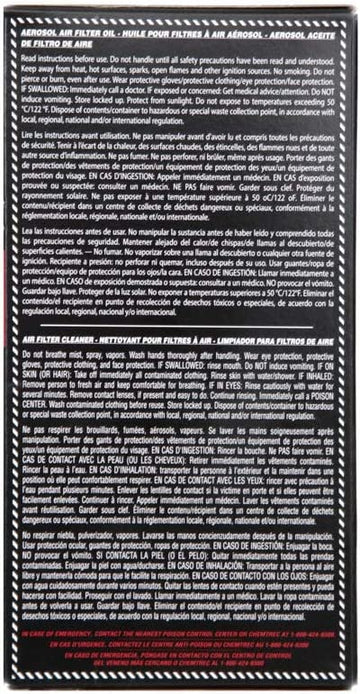 K&N Filters Filter Care Service Kit - Squeeze Red, 8 oz. Squeeze Oil Squeeze Kit